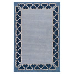 Pisces Hand-knotted 14'x10' Rug in Wool & Silk By Martin Brudnizki