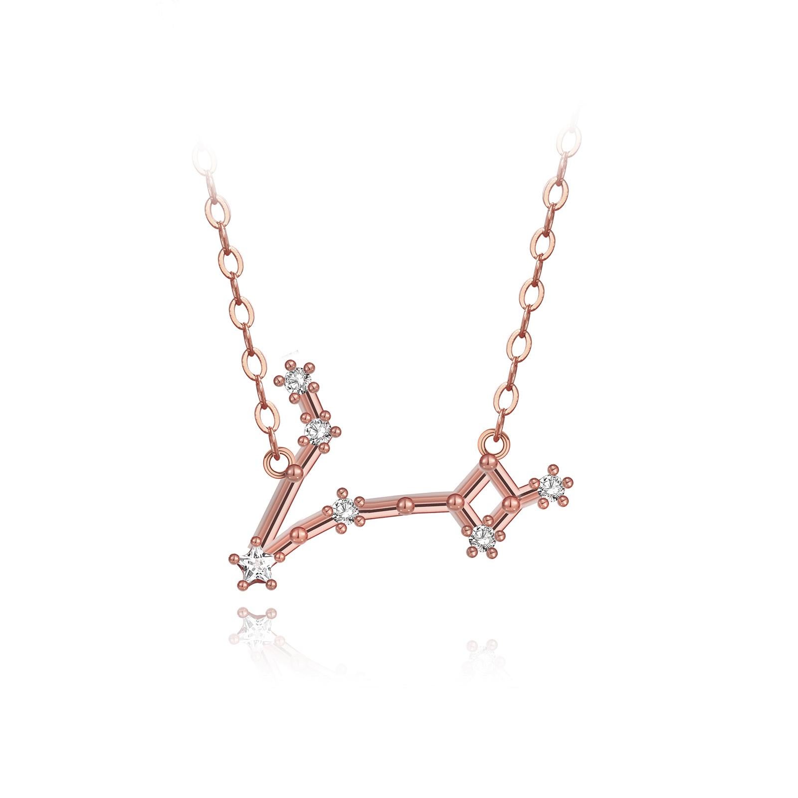 You are unique and your zodiac tells part of your story.  How your zodiac is displayed in the beautiful nighttime sky is what we want you to carry with you always. This pisces star constellation necklace shares a part of your personality with us all