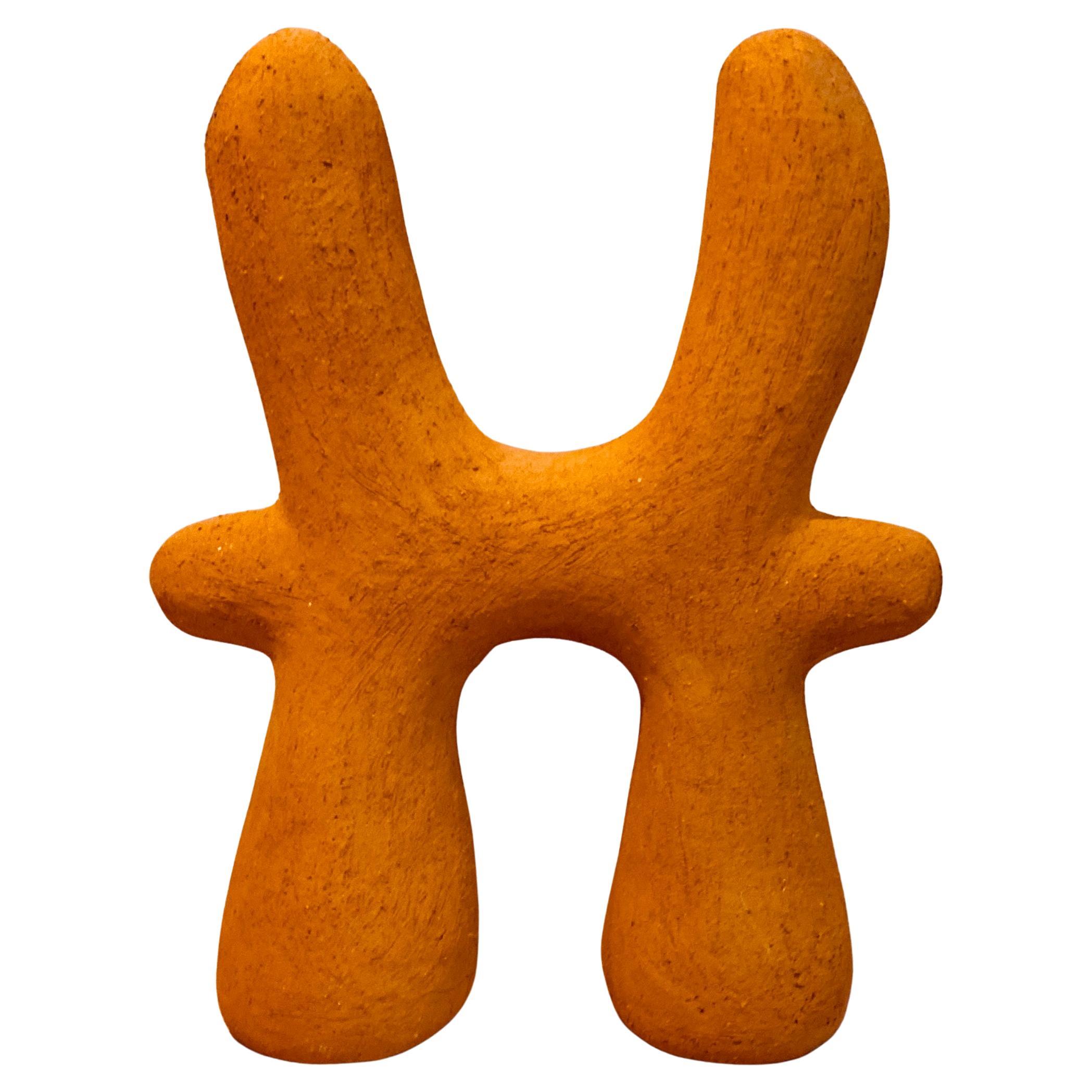 Pisces Teracotta Blend Terracotta Clay Sculpture by Stephanie Phillips