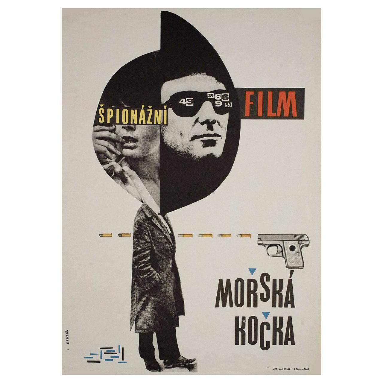 Pisica De Mare 1965 Czech A3 Film Poster For Sale