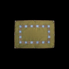 Pistachio Colored Silk Taffeta Pillow With Embroidery by Maison Lesage