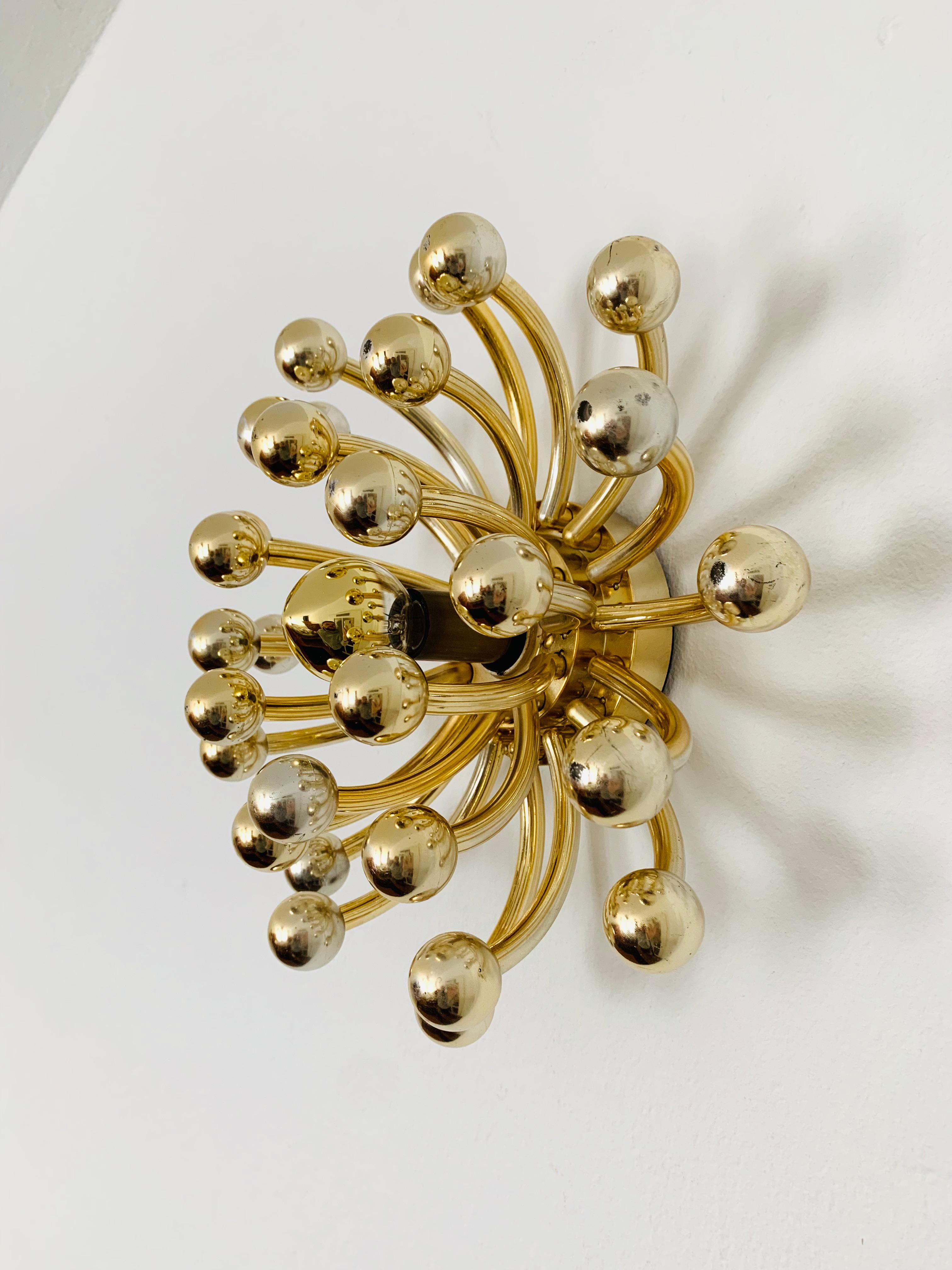 Italian Pistillo Wall or Ceiling Lamp by Studio Tetrarch for Valenti Luce For Sale