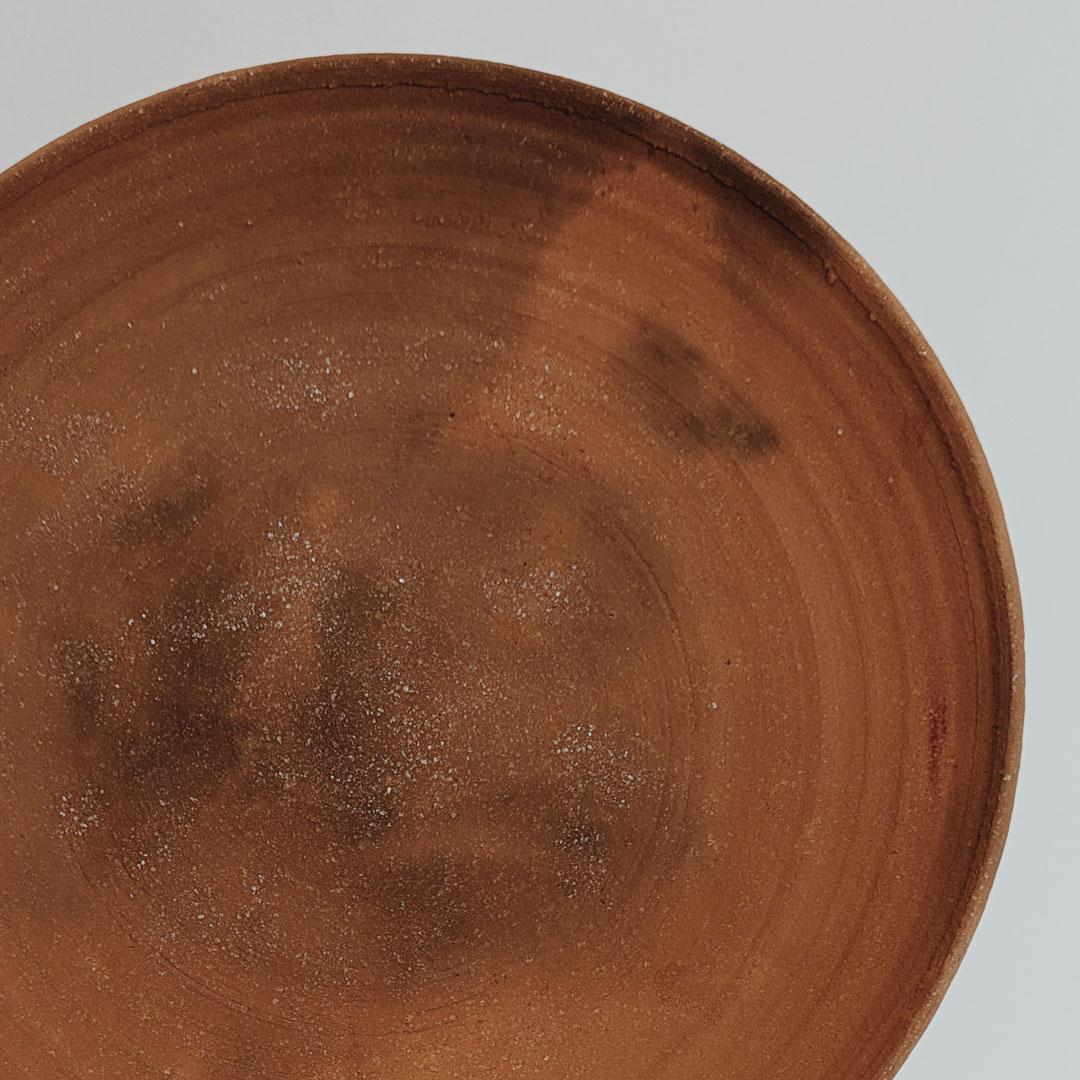 American Pit Fired Bowl by Erin Hupp For Sale