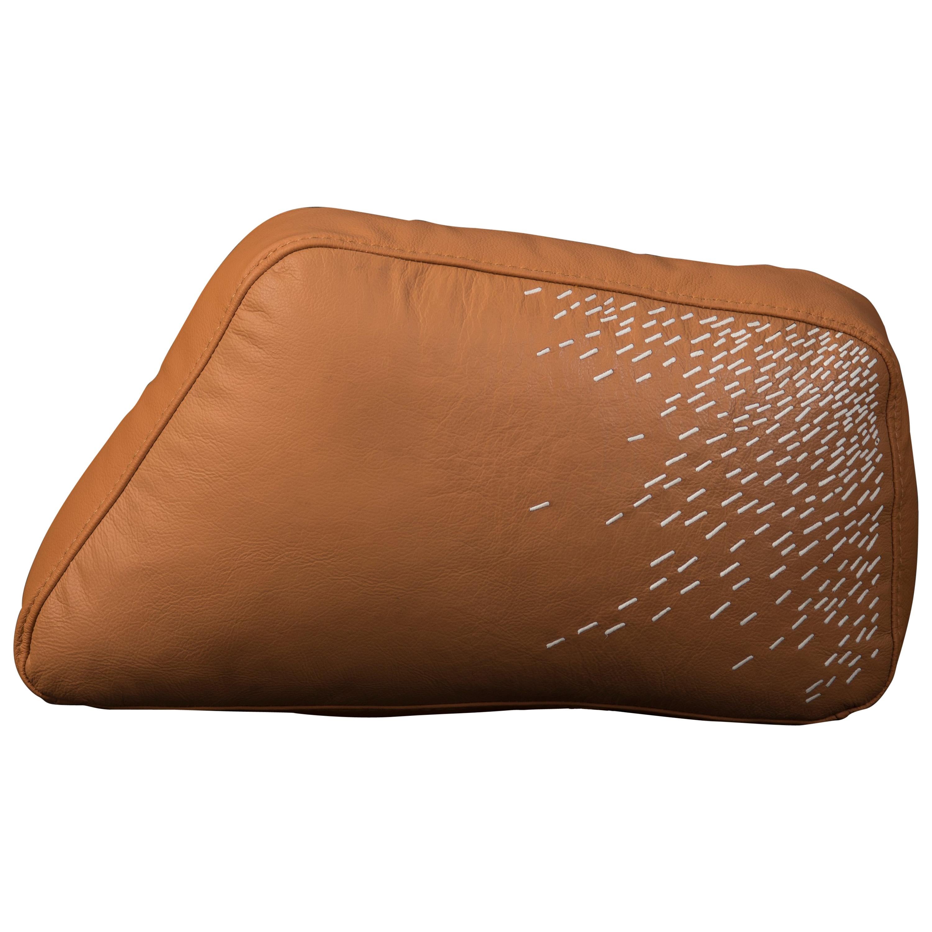 Pita Cushion Small, Cayenne Leather For Sale