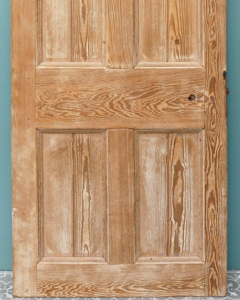 Pitch Pine 4Panel Victorian Internal Door For Sale at 1stDibs