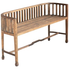 Pitch Pine Bench, circa 1950