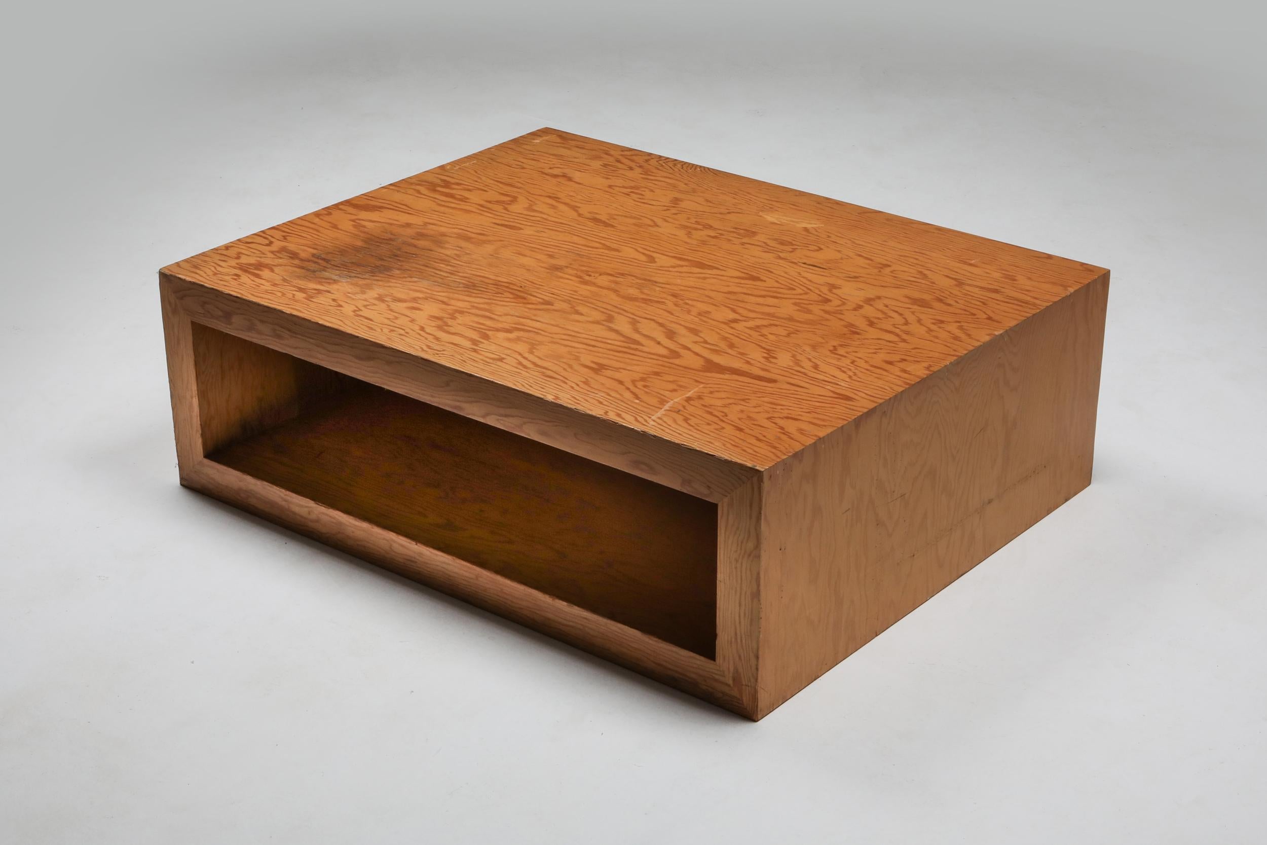 Pitch Pine Midcentury Coffee Table 6