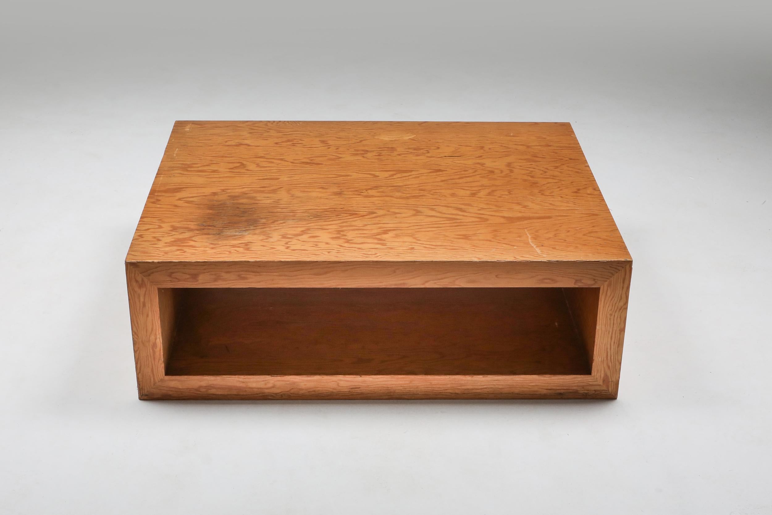 Pitch Pine Midcentury Coffee Table 2