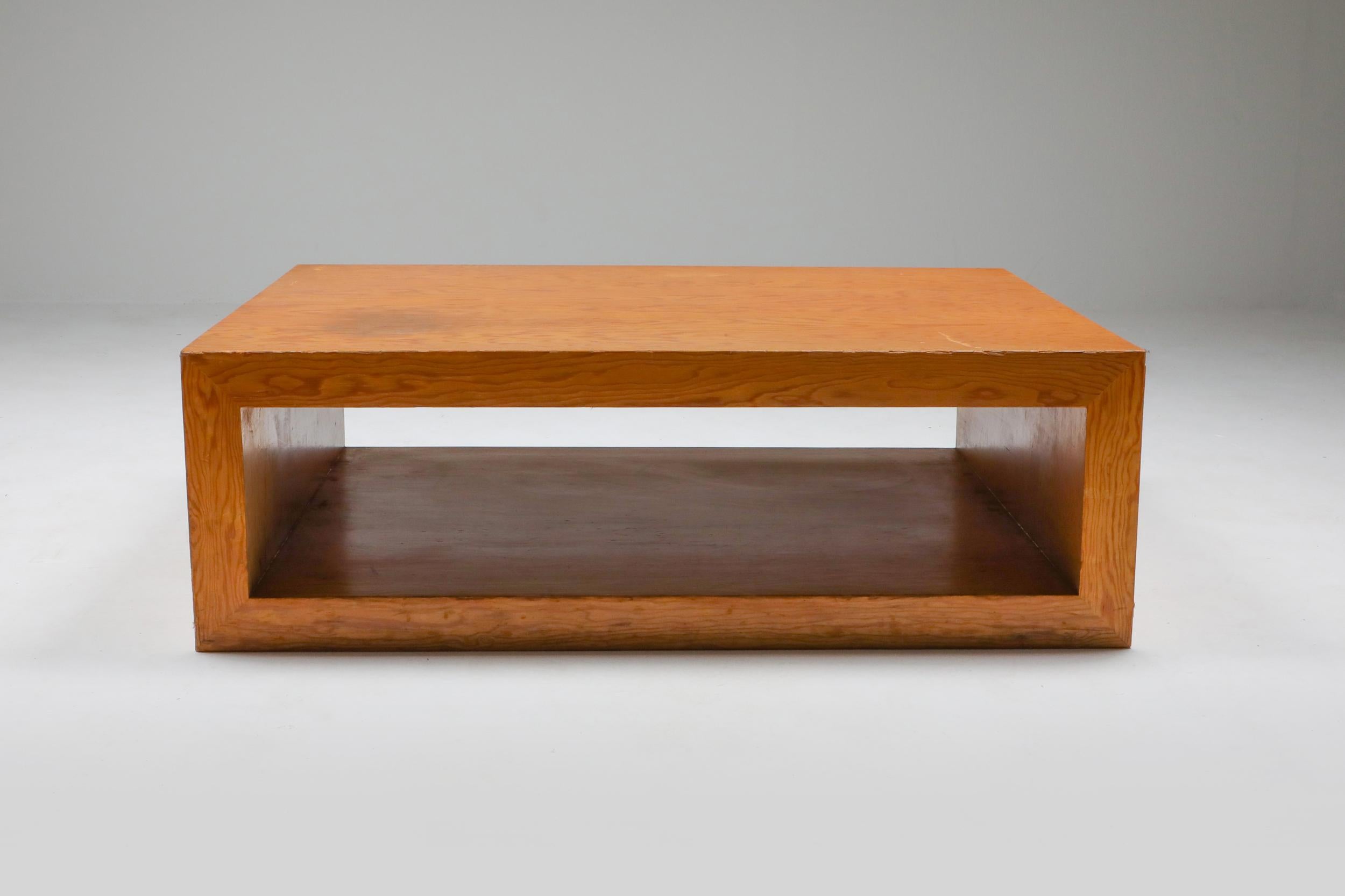 Pitch Pine Midcentury Coffee Table 4
