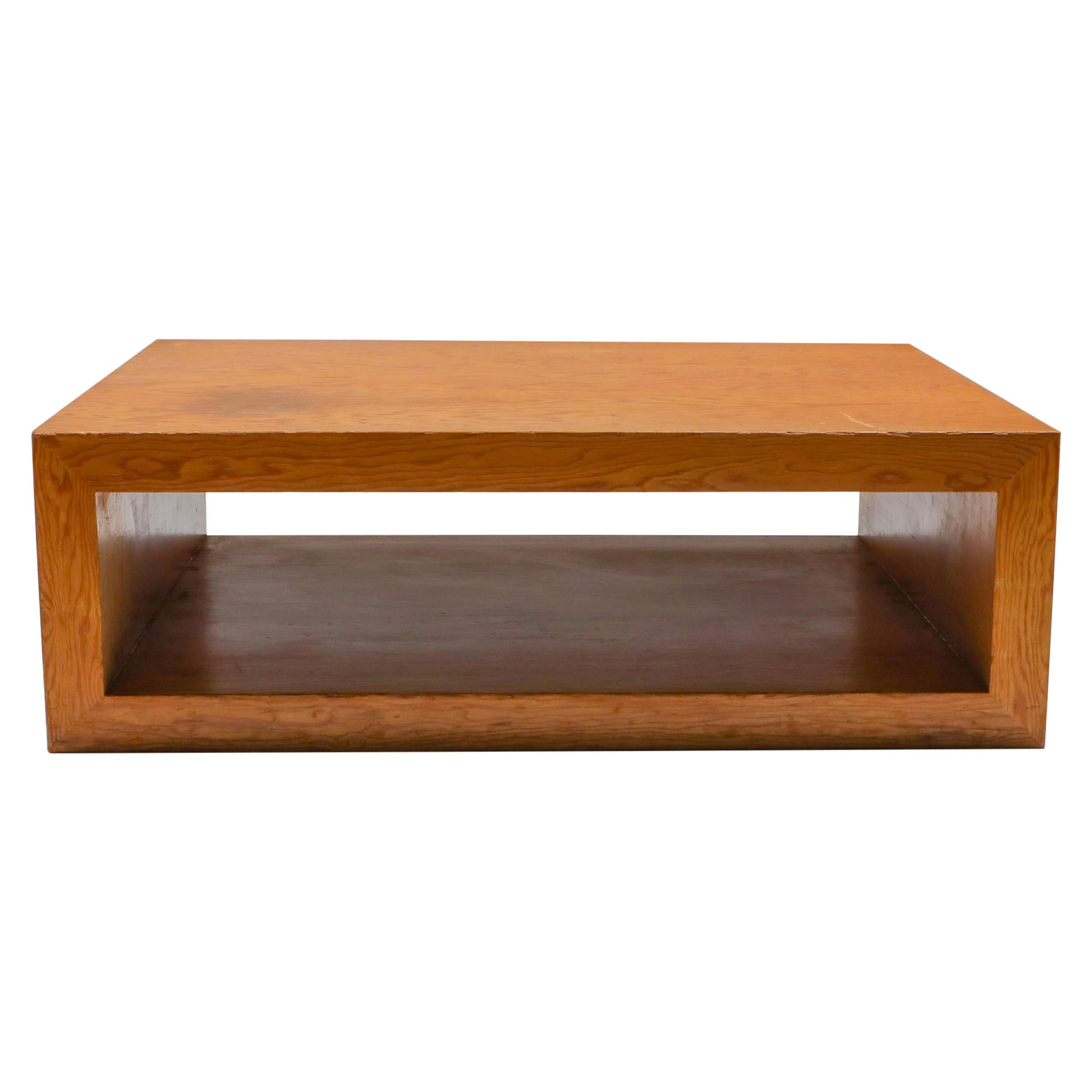 Pitch Pine Midcentury Coffee Table