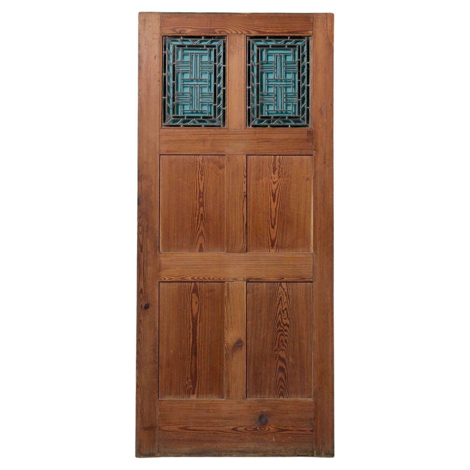 Porta interna vittoriana in pino silvestre in vendita