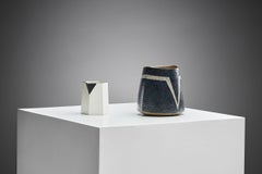 Pitcher and Stoneware Vase by Bodil Manz & Trine Heegaard, for Kristen