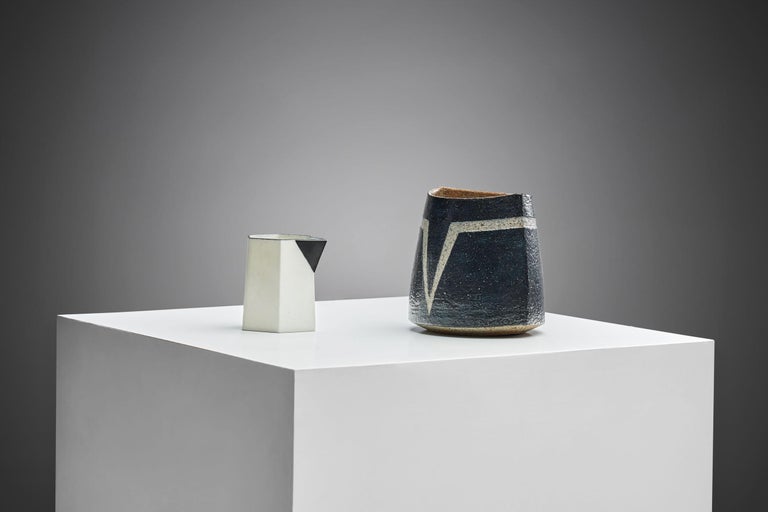 Danish Pitcher and Stoneware Vase by Bodil Manz & Trine Heegaard, for Kristen