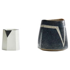 Retro Pitcher and Stoneware Vase by Bodil Manz & Trine Heegaard, for Kristen