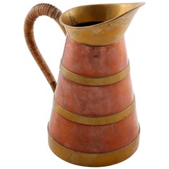 Brocca in ottone con canna di rame, 1960