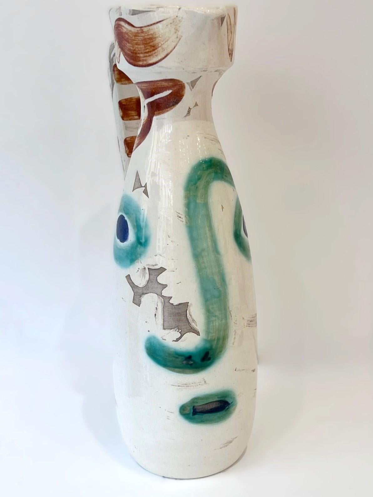 Pitcher-Gesicht (Moderne der Mitte des Jahrhunderts) im Angebot