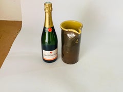 Pichet en céramique de Vallauris, couleur marron  France 1960