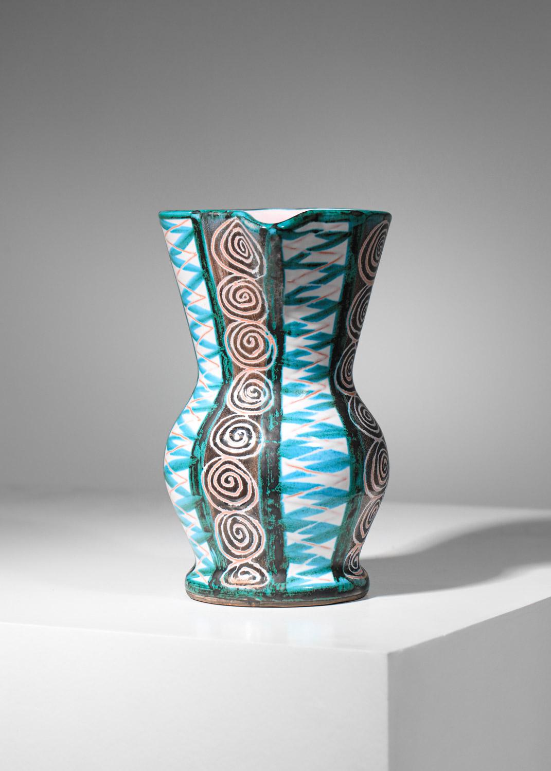 Mid-Century Modern Pichet Robert Picault vallauris ceramics années 60 en vente