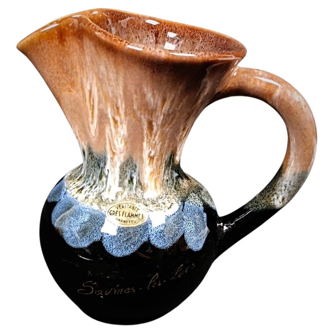 Krug „Savines les Lacs“ Echtes hochgebranntes, geflammtes, glasiertes Steingut – 2Y210