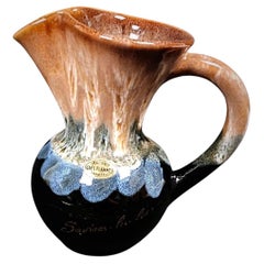 Krug „Savines les Lacs“ Echtes hochgebranntes, geflammtes, glasiertes Steingut – 2Y210