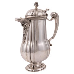 Pitcher. Silver. Hallmark possibly Francisco de Arenas. Cádiz, Spain, 1761.