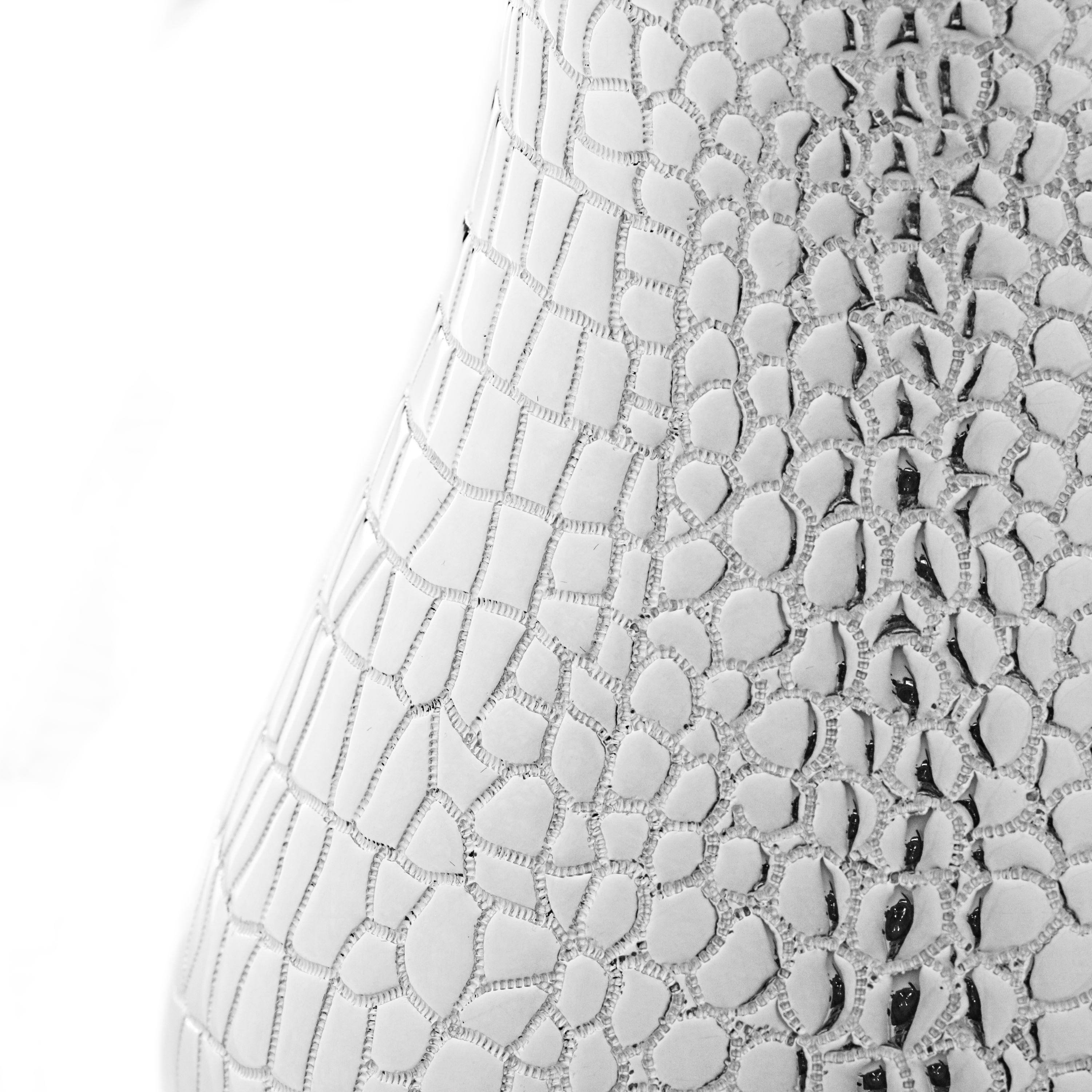 Contemporain Pichet, argent pur massif, alligator, 2019, Italie, en stock en vente