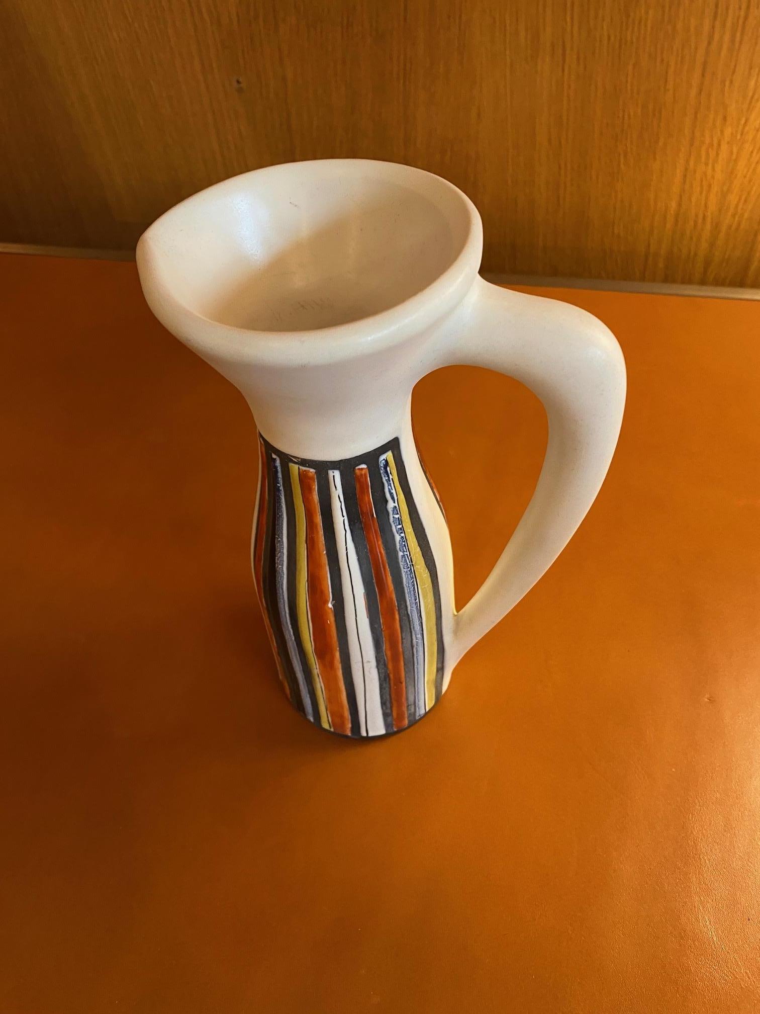 French Pitcher / Vase by Roger Capron, France, 1960s For Sale