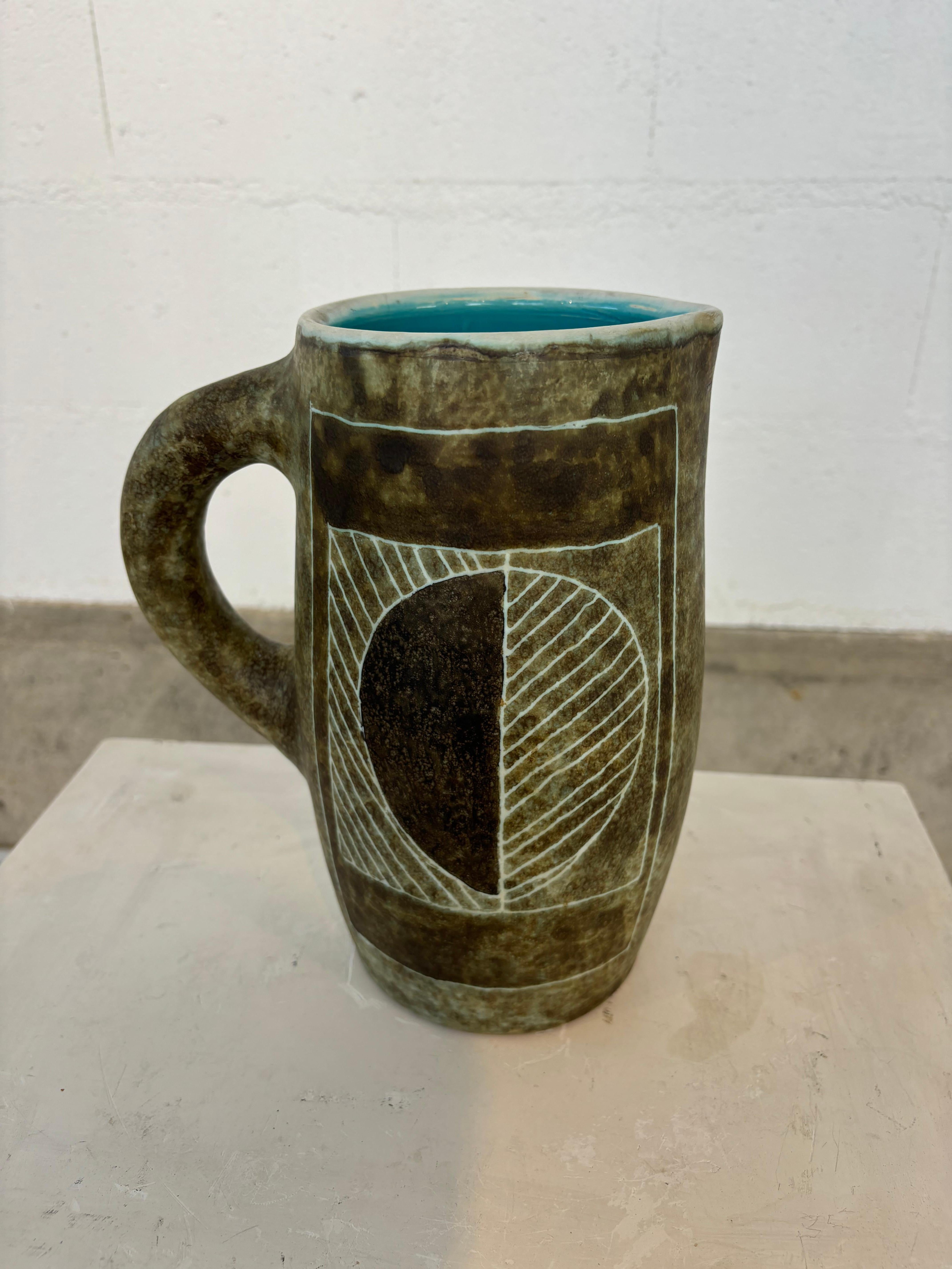 Pitchers and cup by Les 2 Potiers en venta 6