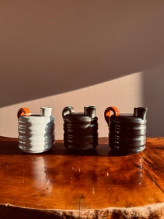 Pitchers, Swedish modern, Upsala Ekeby, Sweden, 1930's