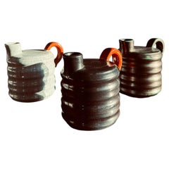 Pitchers, Swedish modern, Upsala Ekeby, Sweden, 1930's