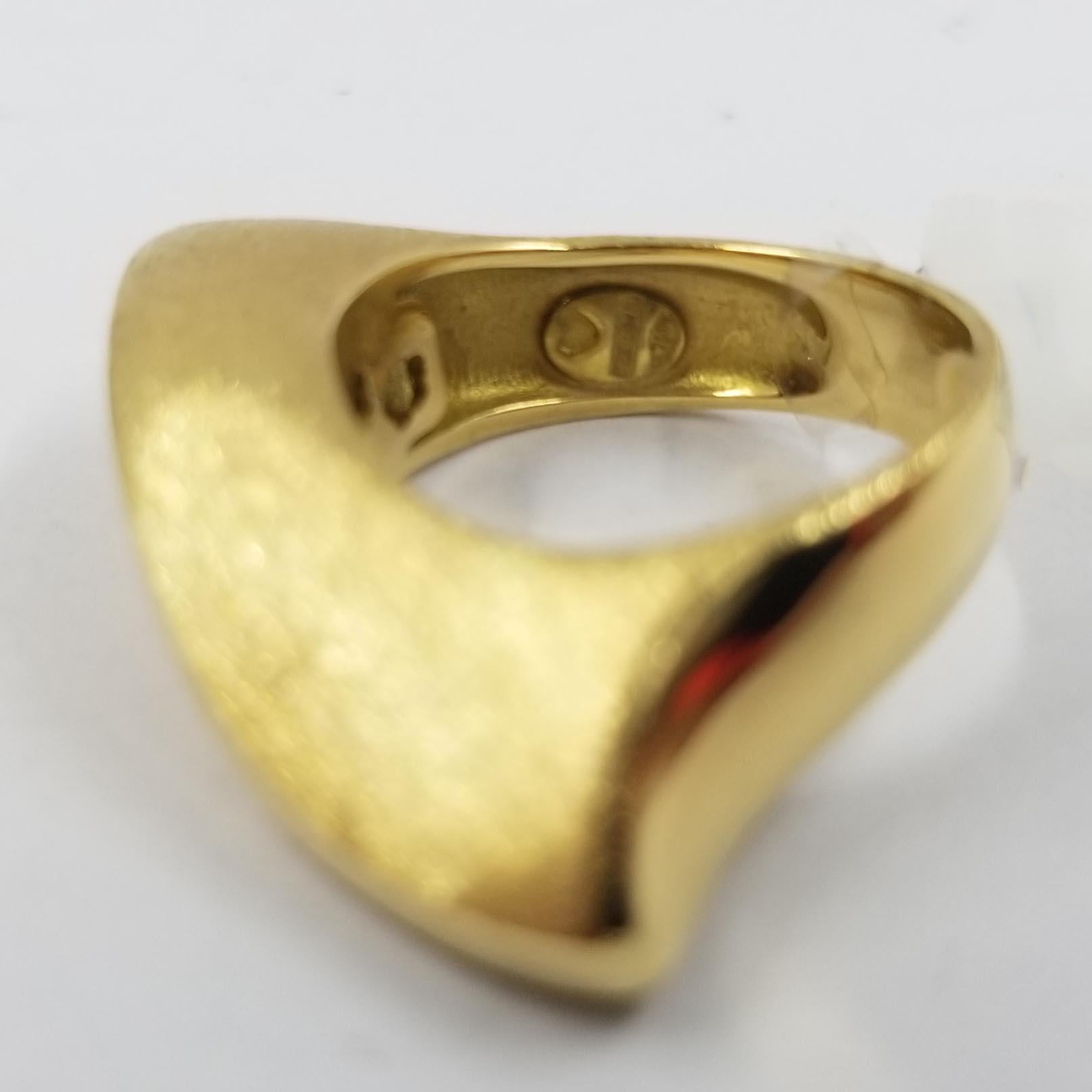 Tutti Wave Ring - Gold