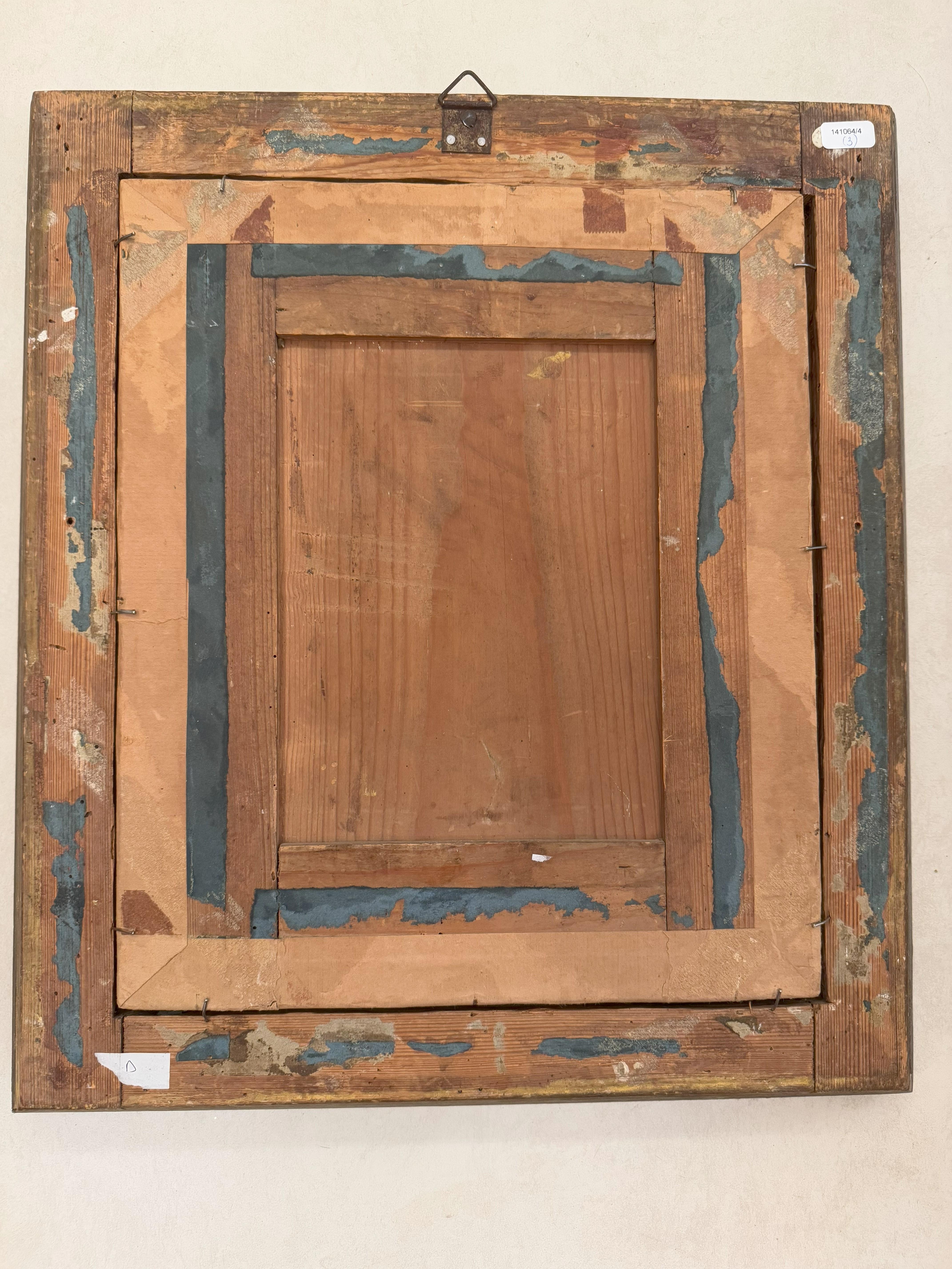 Peintre du début du 19e siècle, 
portrait d'un gentleman                                                                                                 pastel sur papier, 
cm 36x30, avec cadre cm 49.5x44