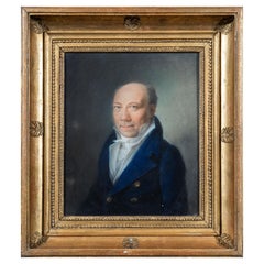 Peintre du début du 19e siècle "Portrait d'un gentleman