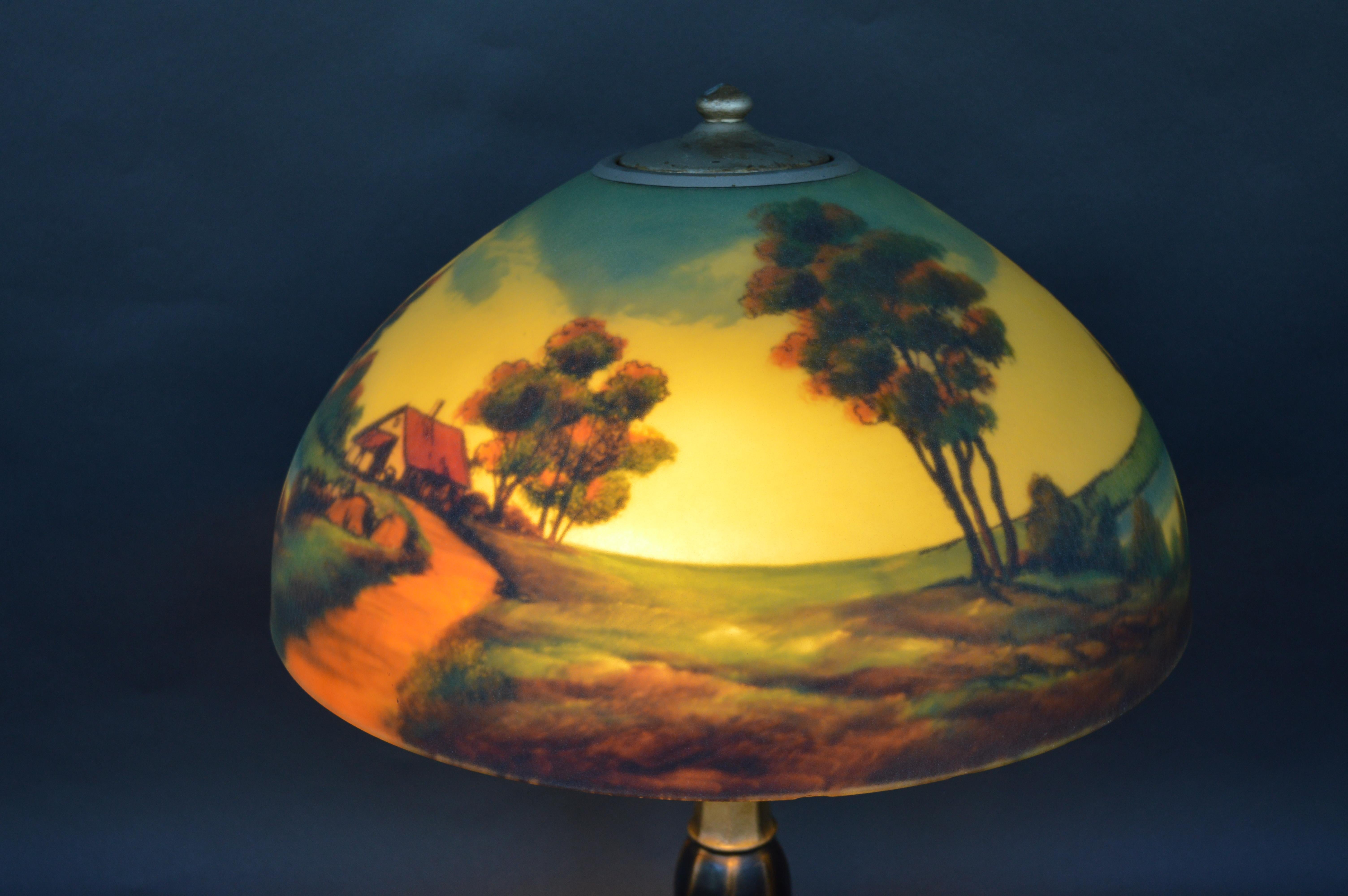 American Pittsburgh Jefferson Lakeside Cottage Table Lamp