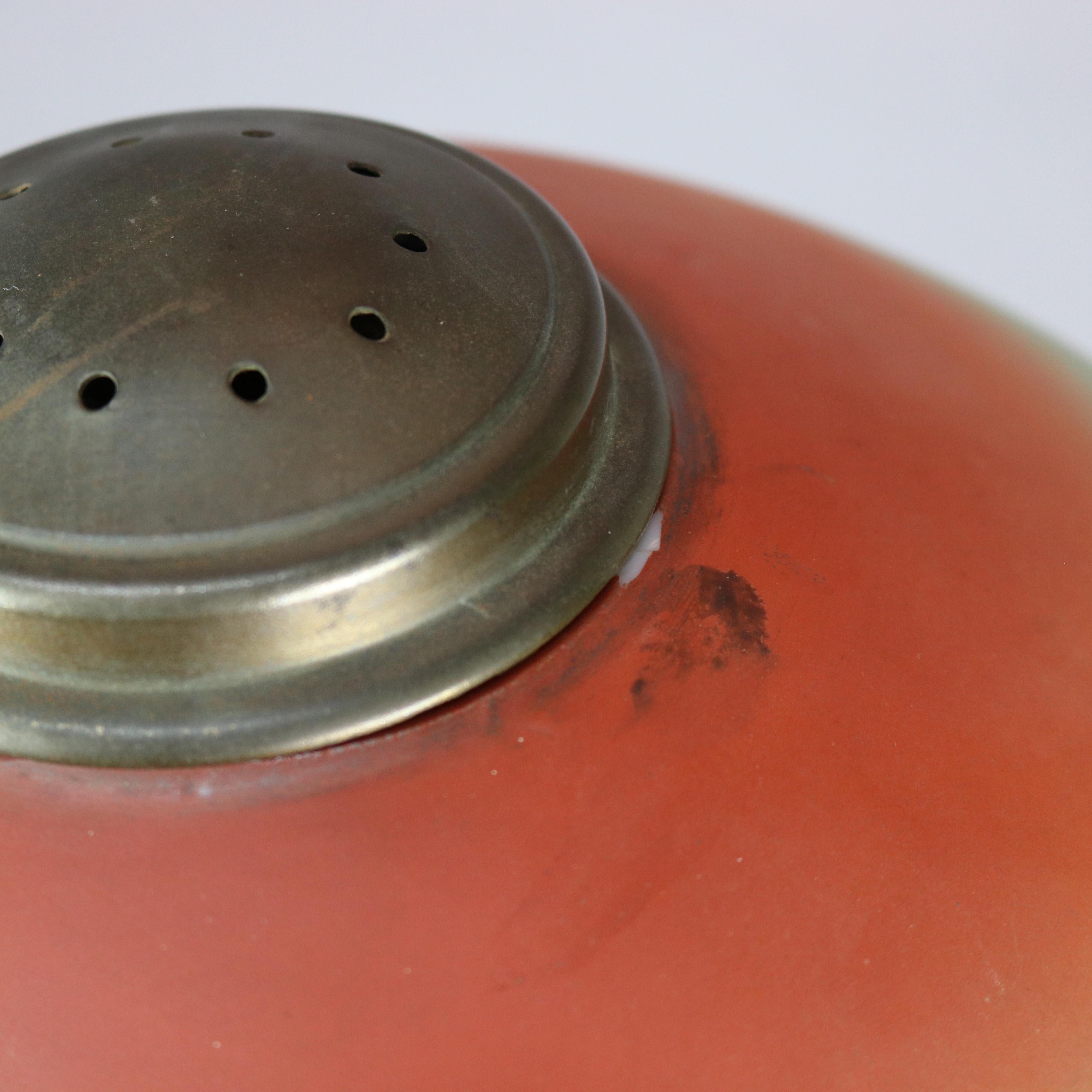 Pittsburgh Arts & Crafts Obverse Hand-Painted Landscape Shade Table Lamp, c1920 4