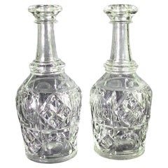 Pittsburgh Glass Bar Bottles or Decanters, Bakewell, Pears & Co.