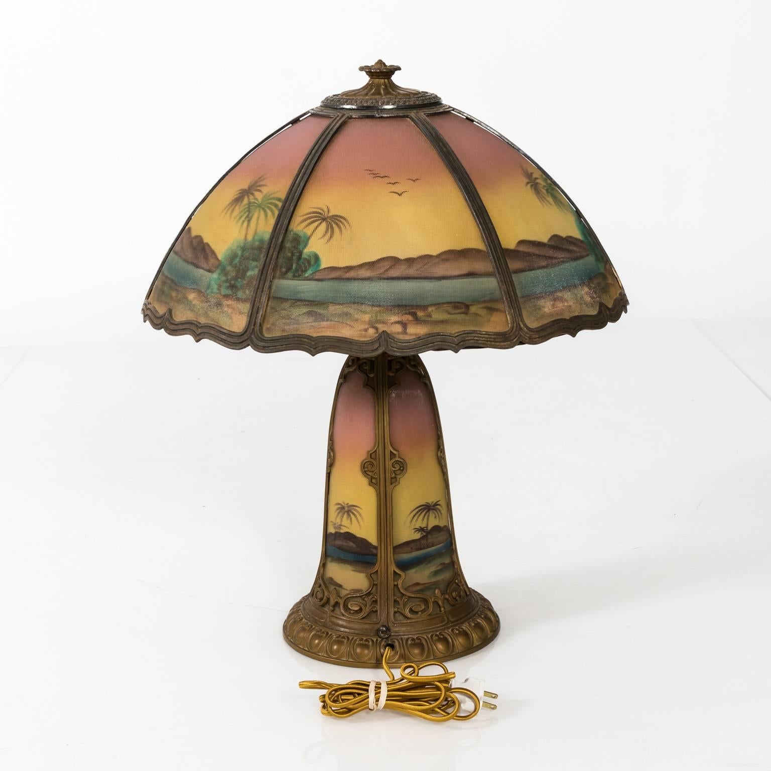 Pittsburgh Style Desert Lamp, circa 1915 4