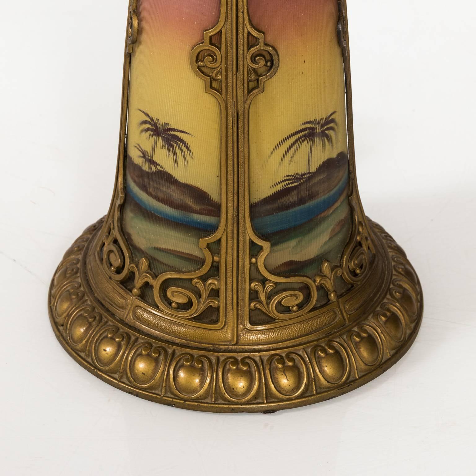 Pittsburgh Style Desert Lamp, circa 1915 12