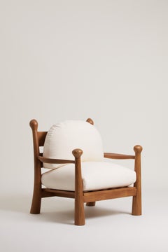 Sedia da salotto Pitufi in legno di teak di Heaps & Woods