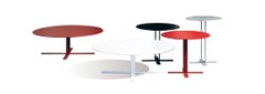 Più Round Coffee Table Medium in Matt Lacquered Bronze by Giuseppe Viganò