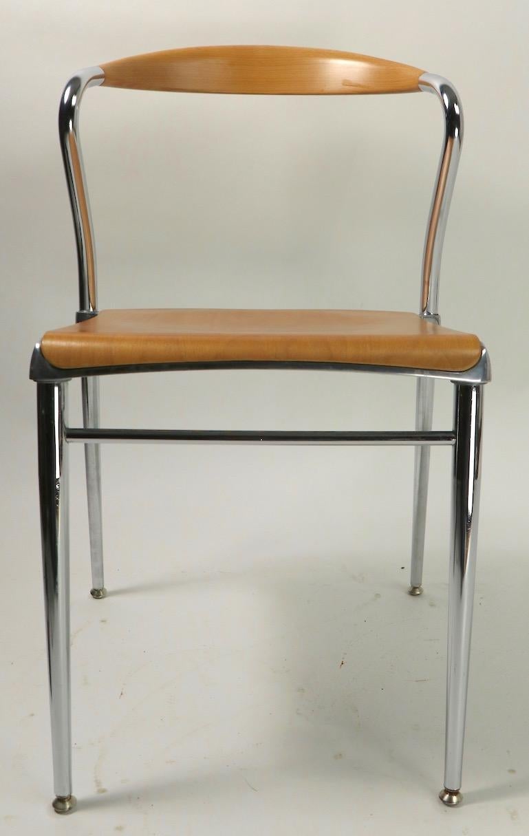 Italian Piuma Chair Designed by Luigi Origlia