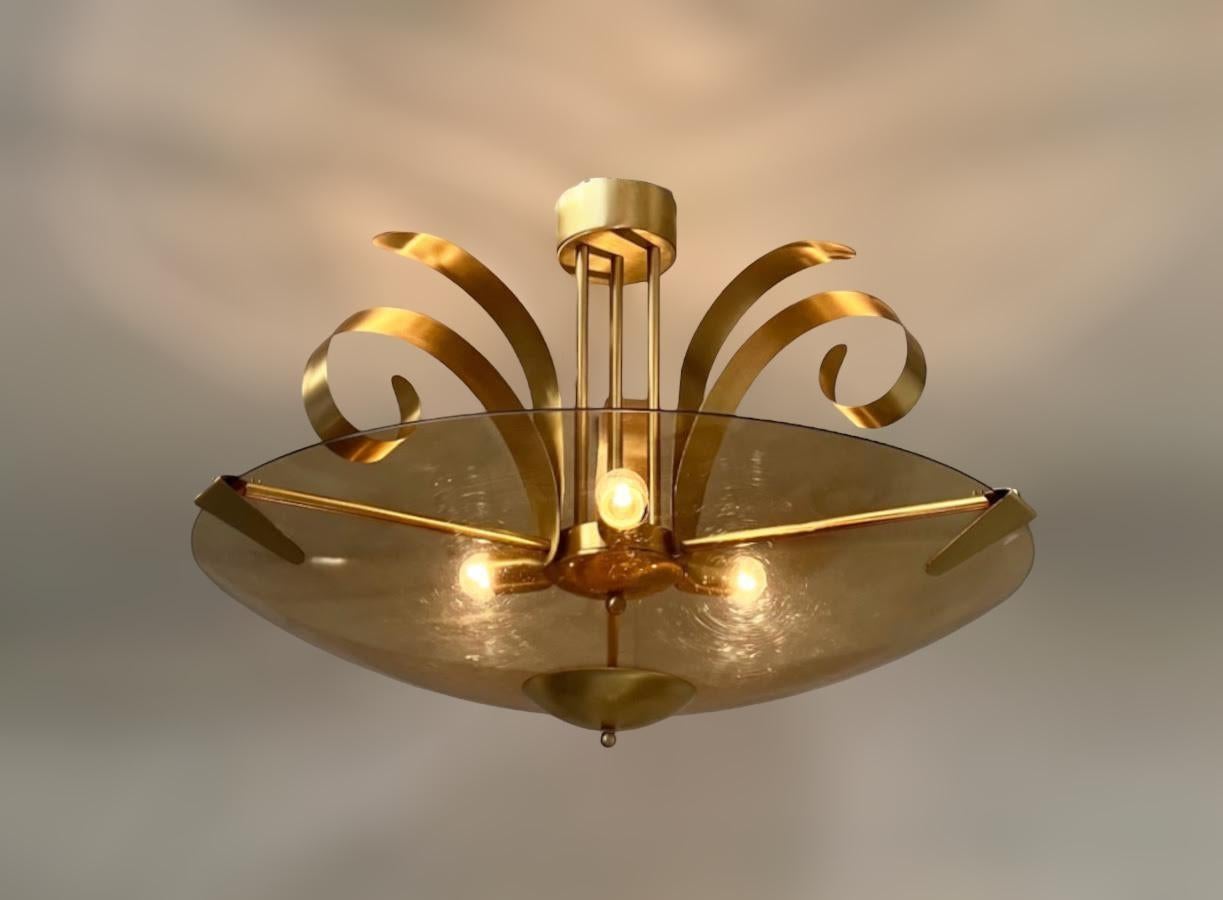 Smussato Lampadario Piuma di Fabio LTD in vendita