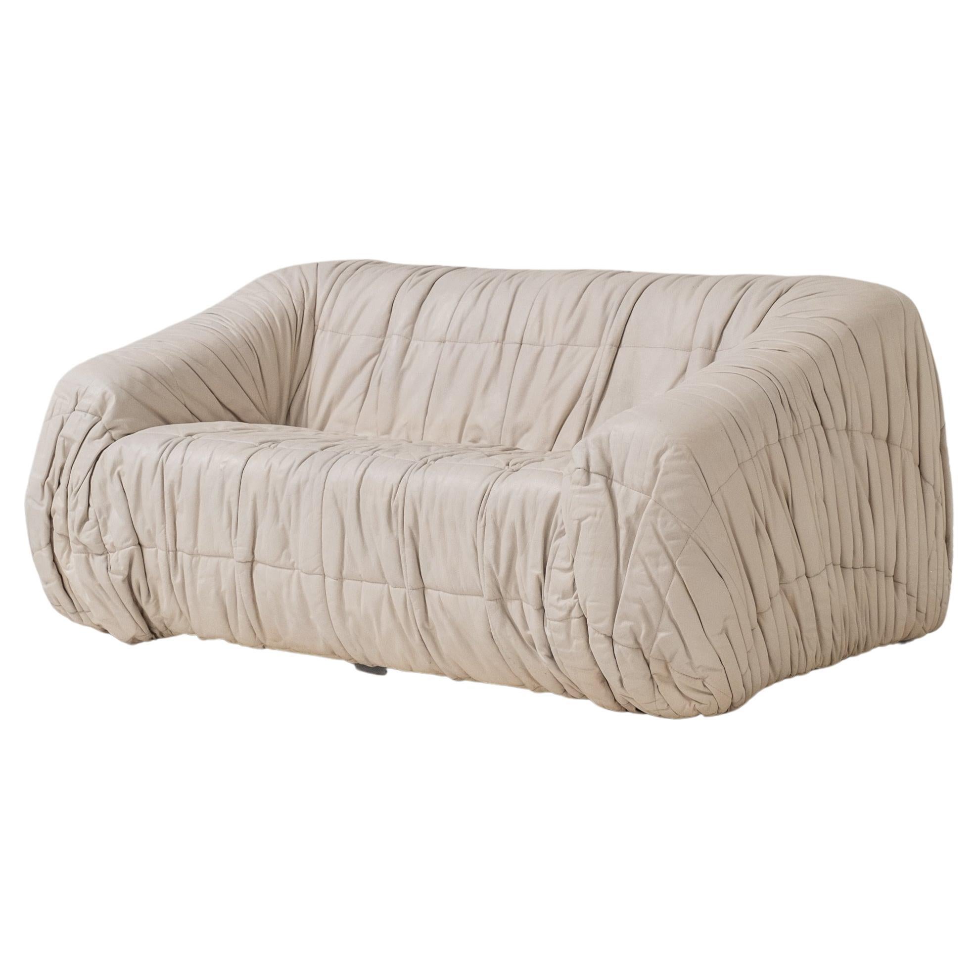 Piumino 2-seater sofa by jonathan de pas, italy, 1970s