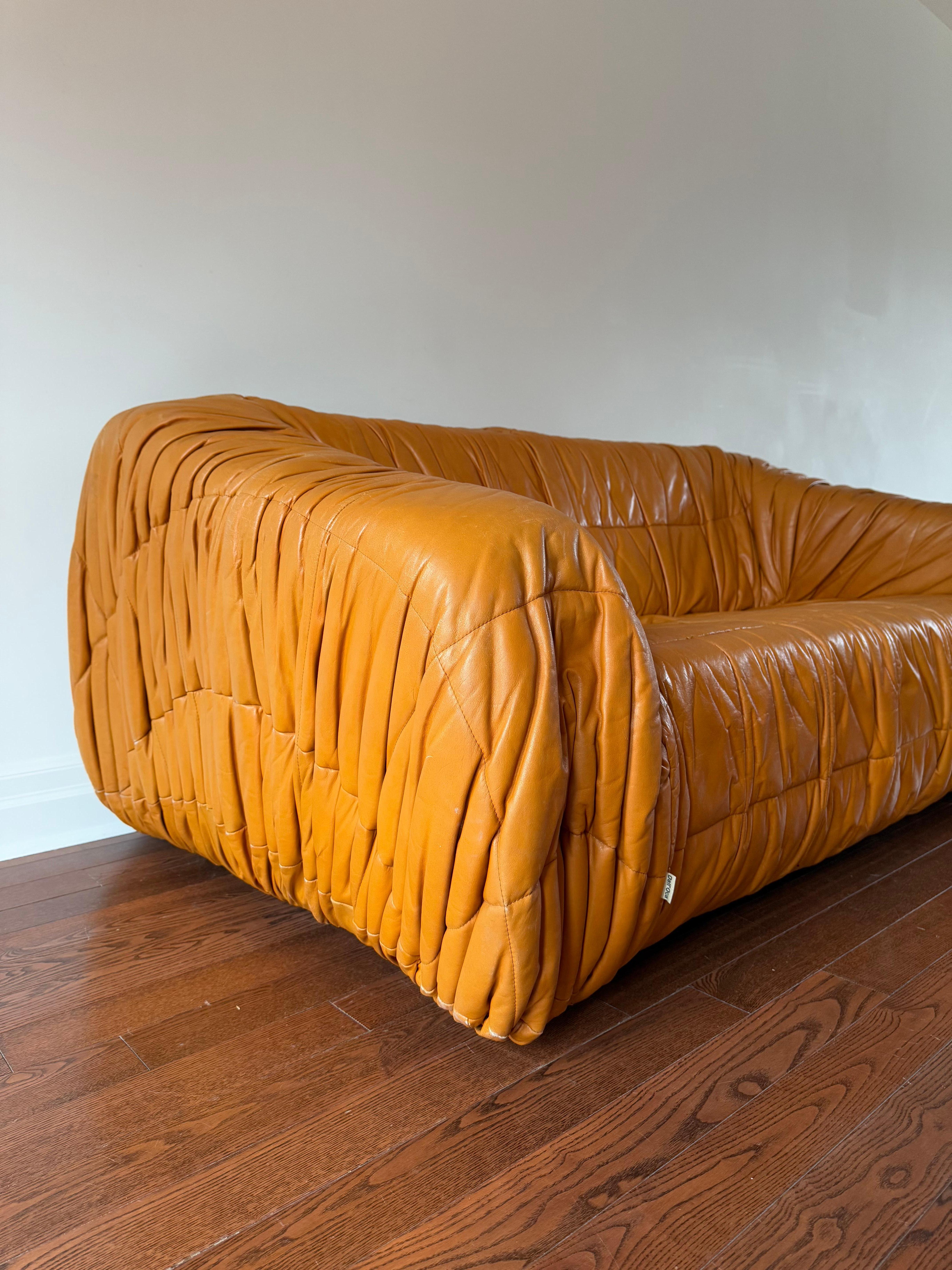 Loveseat Piumino by De Pas, D'urbino & Lomazzi for Dall'Oca, 1970s Italiano en venta