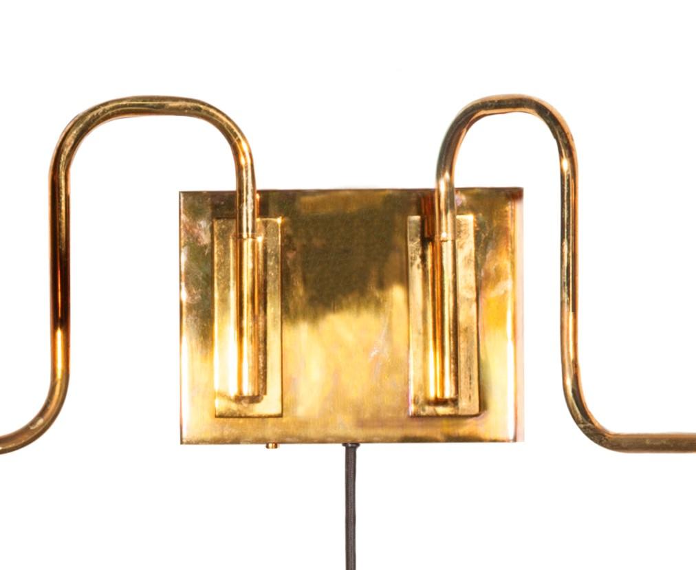 American Pivot Doube Wall Lamp by Gentner Design For Sale