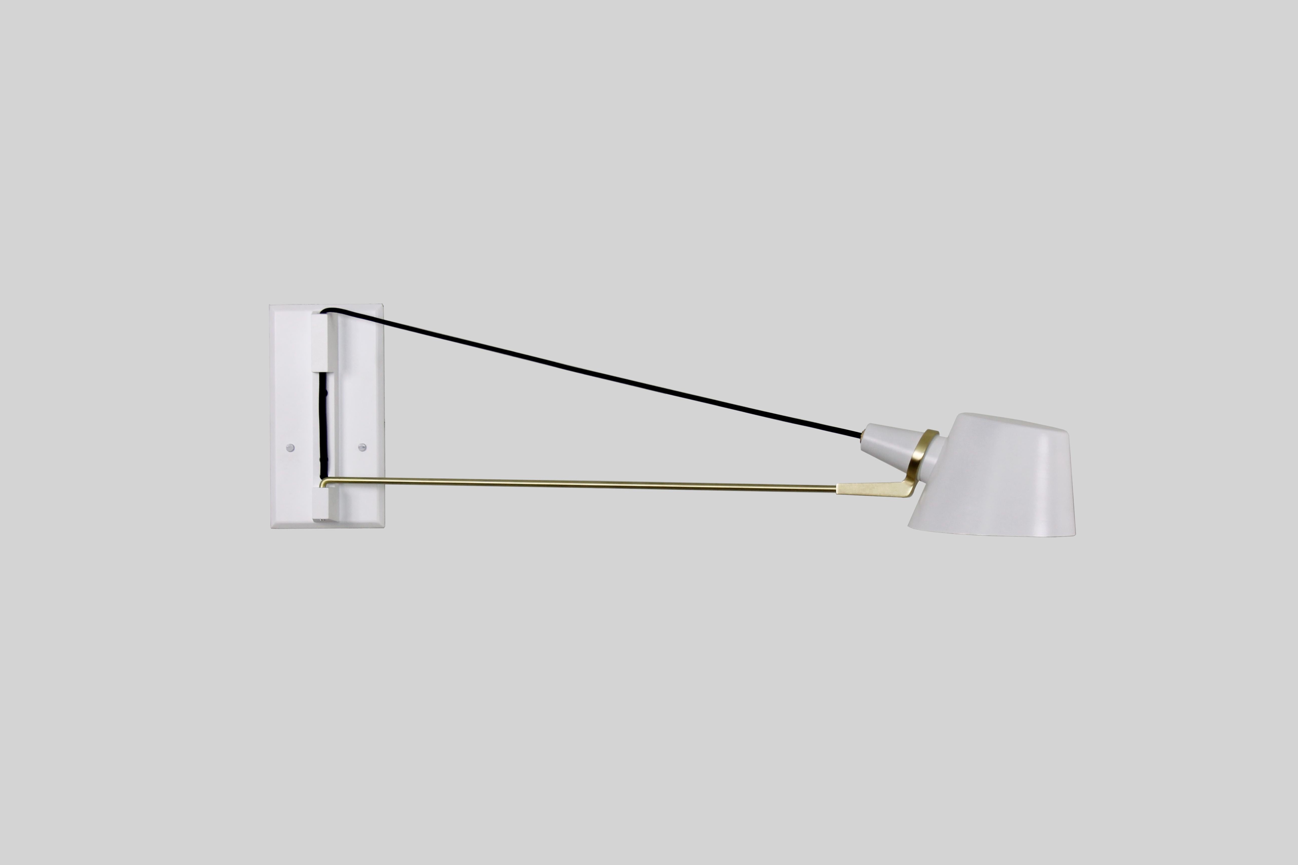 Spun Pivot Sconce 24