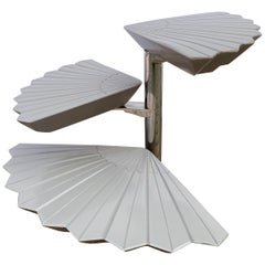 Vintage Pivoting Fan Table