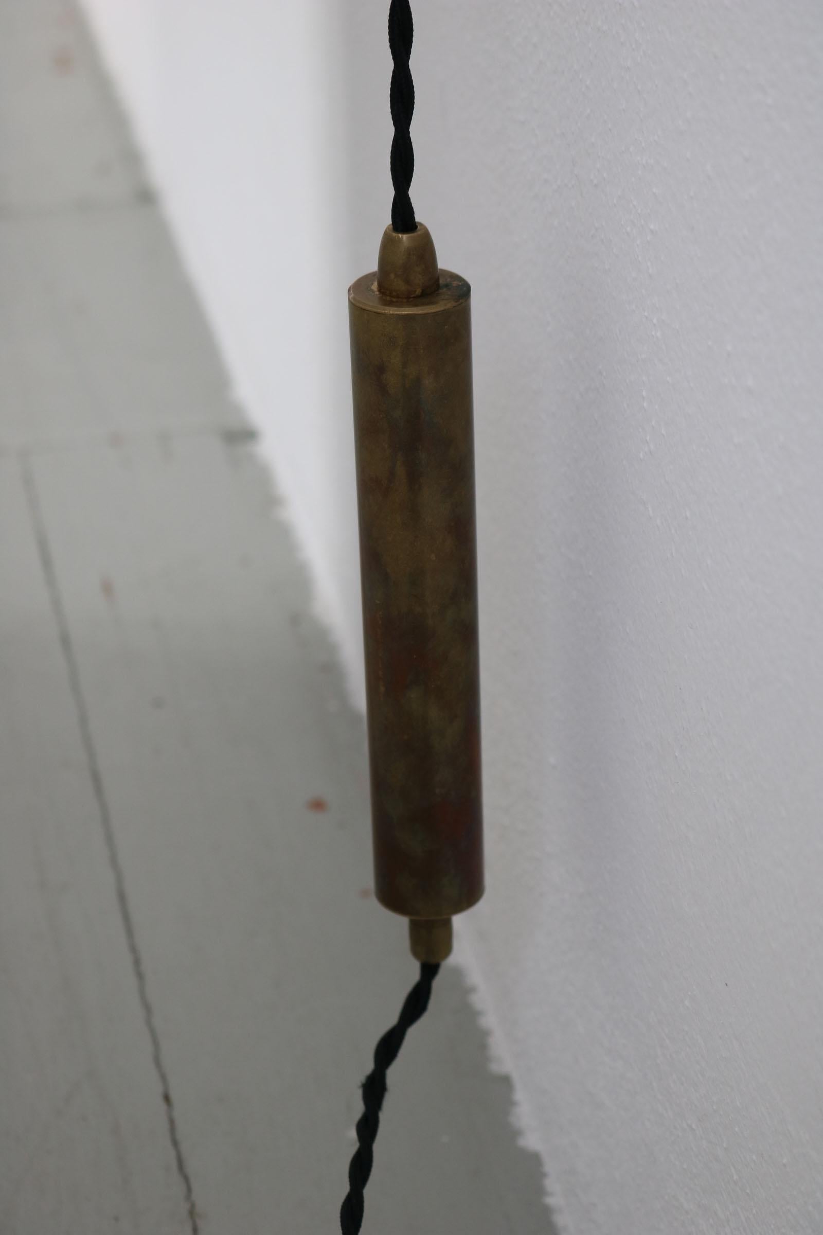 Pivoting height-adjustable Italian telescopic wall light from the 1950s. For Sale 12