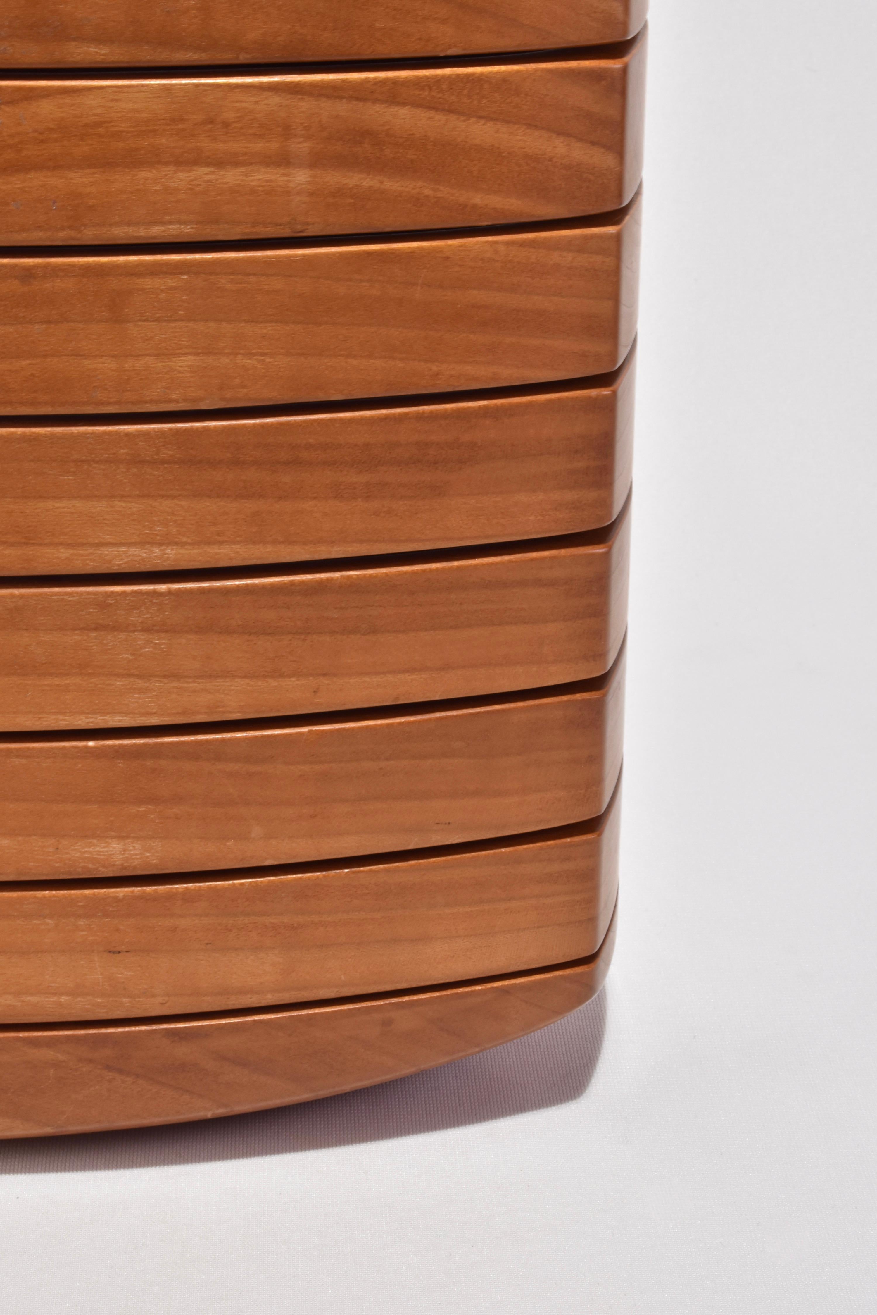 Wood Pivoting Jewelry Box For Sale