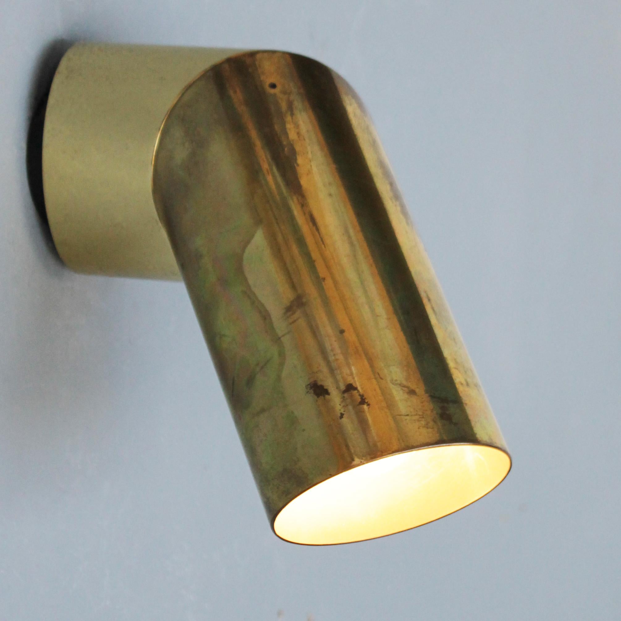 Mid-20th Century Pivoting Sconce Geometral by Nanda Vigo